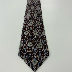 Christian Dior Silk Patterned Tie